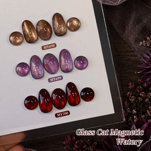 Glass Cat Magnetic Gel MY700 Watery 15ml Gel Nail Polish BORN PRETTY