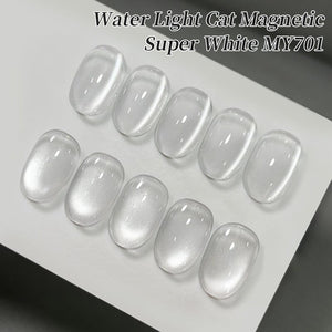 Water Light Cat Magnetic Gel MY701 Super White 10ml Gel Nail Polish BORN PRETTY