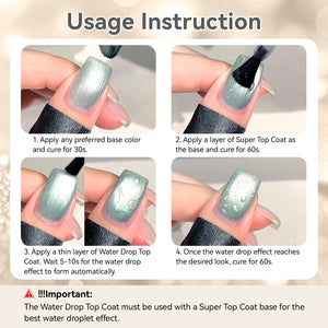 Water Drop & Super Top Coat Set 15ml