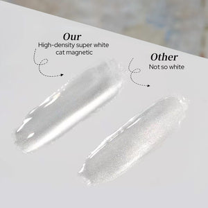 Water Light Cat Magnetic Gel MY701 Super White 15ml Gel Nail Polish BORN PRETTY