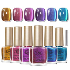 6 Colors Cat Magnetic Nail Polish - Starry River 7ml Nail Polish BORN PRETTY