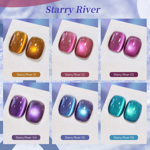 6 Colors Cat Magnetic Nail Polish - Starry River 7ml Nail Polish BORN PRETTY