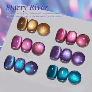 6 Colors Cat Magnetic Nail Polish - Starry River 7ml Nail Polish BORN PRETTY