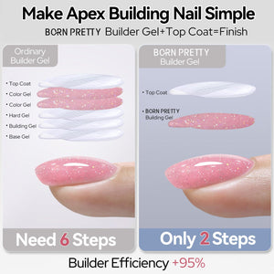 8 IN 1 Builder Gel B17 15ml Gel Nail Polish BORN PRETTY