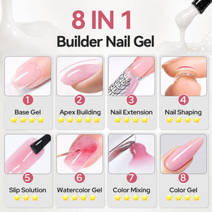 8 IN 1 Builder Gel B17 15ml Gel Nail Polish BORN PRETTY