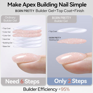 8 IN 1 Builder Gel B18 15ml Gel Nail Polish BORN PRETTY
