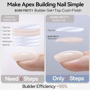 8 IN 1 Builder Gel B19 15ml Gel Nail Polish BORN PRETTY
