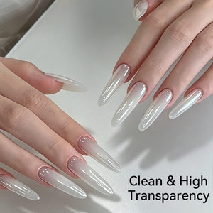 Clear Pearlescent Powder Nail Art BORN PRETTY