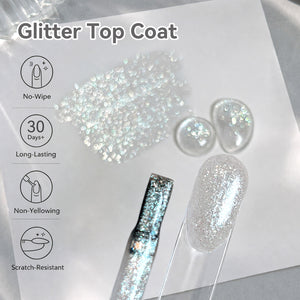 Glitter Top Coat 15ml Base & Top Coat BORN PRETTY