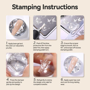 Stamping Plate 004 Nail Art BORN PRETTY