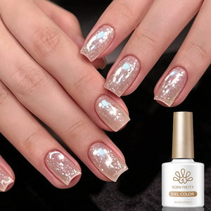 Reflective Cat Magnetic Gel MY725 Water Veil 10ml Gel Nail Polish BORN PRETTY