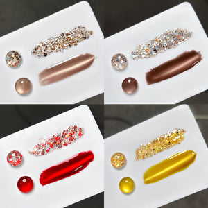 2pcs Set Cat Magnetic Gel & Glitter Gel Gel Nail Polish BORN PRETTY