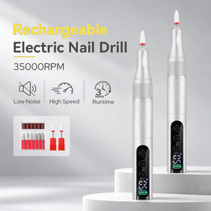 35000RPM Rechargeable Electric Nail Drill Tools & Accessories BORN PRETTY