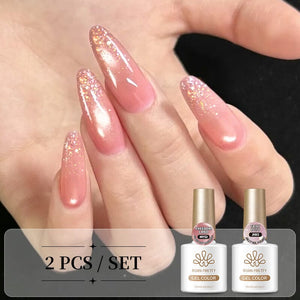 2pcs Set Cat Magnetic Gel & Jelly Gel 10ml Gel Nail Polish BORN PRETTY Set 10