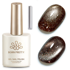 Reflective Cat Magnetic Gel MY767 Gilded Tear 15ml Gel Nail Polish BORN PRETTY