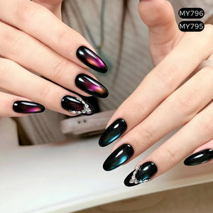 6 Colors Colored Cat Magnetic Gel M106 Sparkling Night 7ml Gel Nail Polish BORN PRETTY