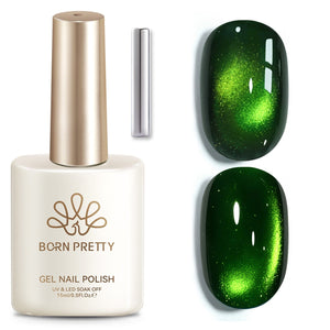 Colored Cat Magnetic Gel MY813 Bamboo Teal 15ml Gel Nail Polish BORN PRETTY