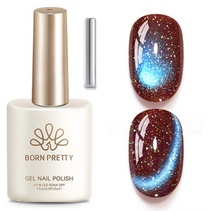 Reflective Cat Magnetic Gel MY816 Iris Purple 15ml Gel Nail Polish BORN PRETTY