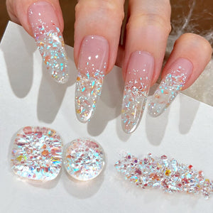 Sequins Gel SG57 & Magnetic Gel MY01 Set #01 Gel Nail Polish BORN PRETTY
