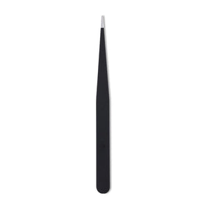 Black Straight Nail Tweezers Tools & Accessories No Brand