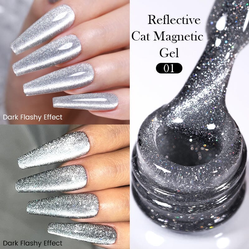 Reflective Cat Magnetic Gel 10ml Gel Nail Polish BORN PRETTY