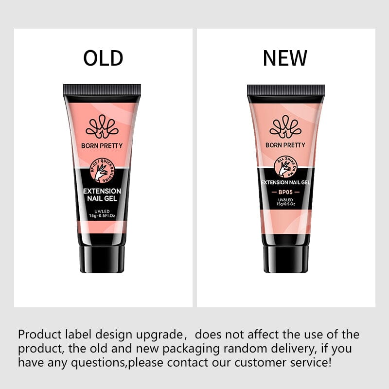 6 Colors Extension Nail Gel Starter Kit Gel Nail Polish BORN PRETTY