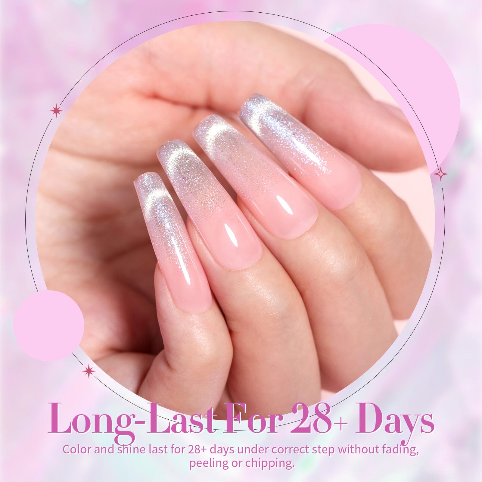 6 Colors Purple Cat Magnetic Gel Polish Auroras Snowlight 7ml Gel Nail Polish BORN PRETTY