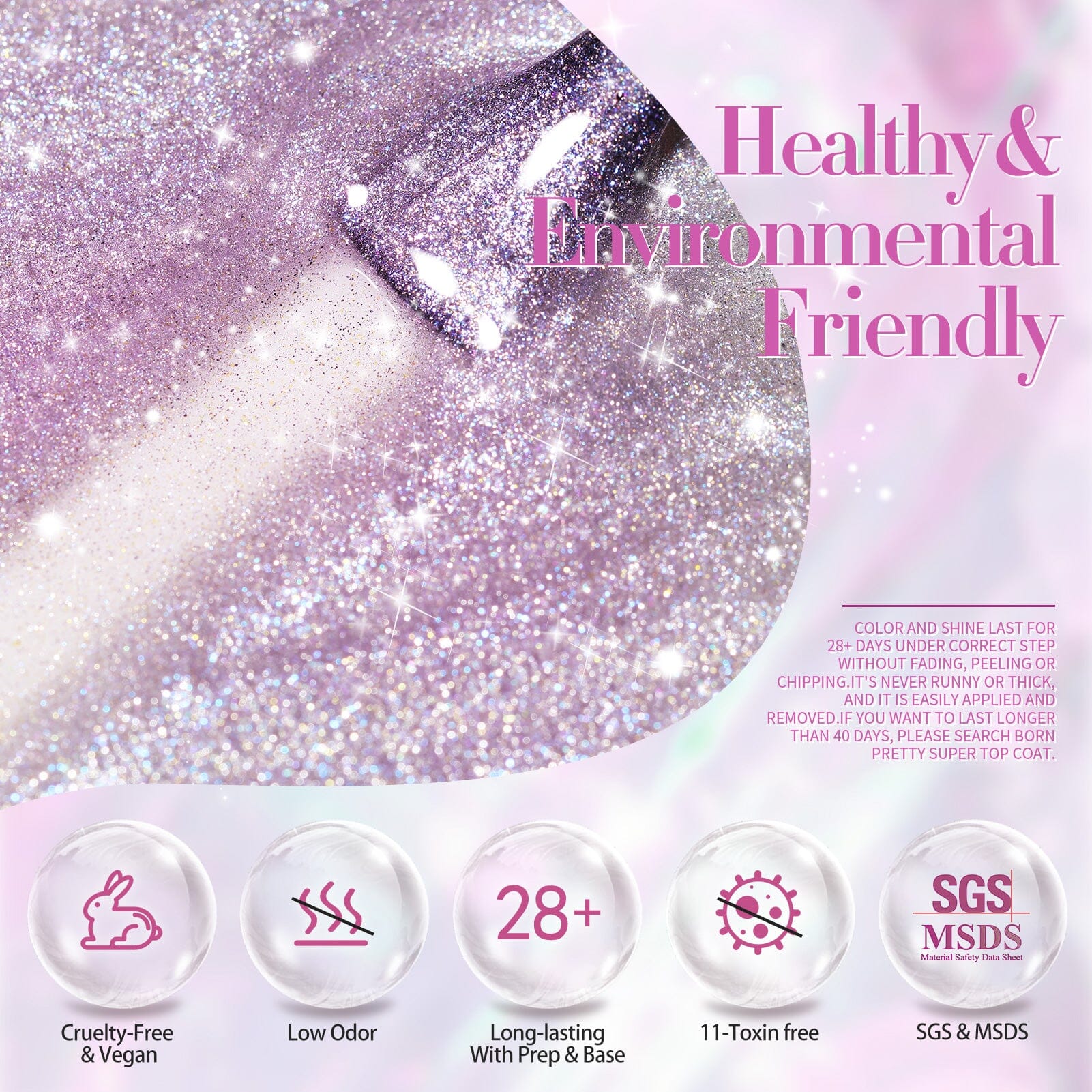 6 Colors Purple Cat Magnetic Gel Polish Auroras Snowlight 7ml Gel Nail Polish BORN PRETTY