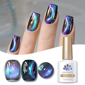 Blue Cat Magnetic Gel Polish MY35 Starry Sky 10ml Gel Nail Polish BORN PRETTY
