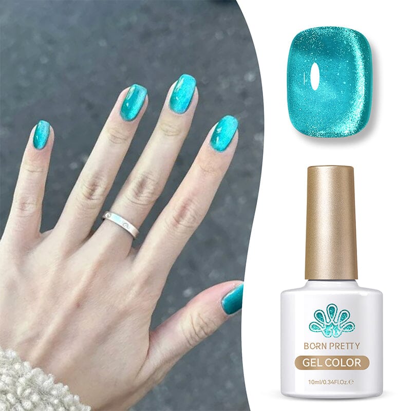 Blue Cat Magnetic Gel Polish MY36 Melbourne 10ml Gel Nail Polish BORN PRETTY