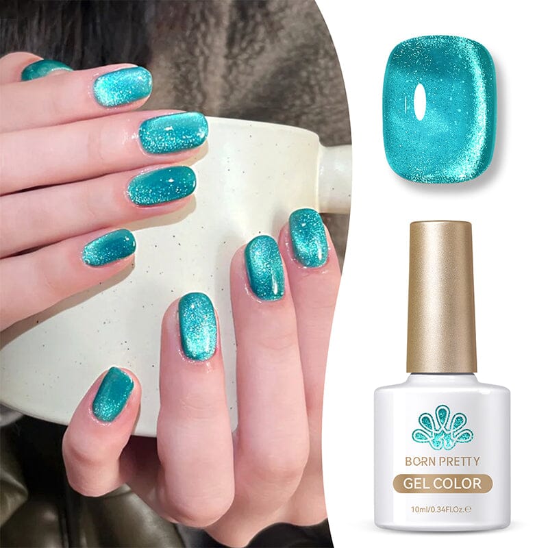 Blue Cat Magnetic Gel Polish MY36 Melbourne 10ml Gel Nail Polish BORN PRETTY