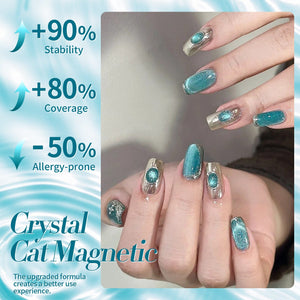 Blue Cat Magnetic Gel Polish MY36 Melbourne 15ml Gel Nail Polish BORN PRETTY