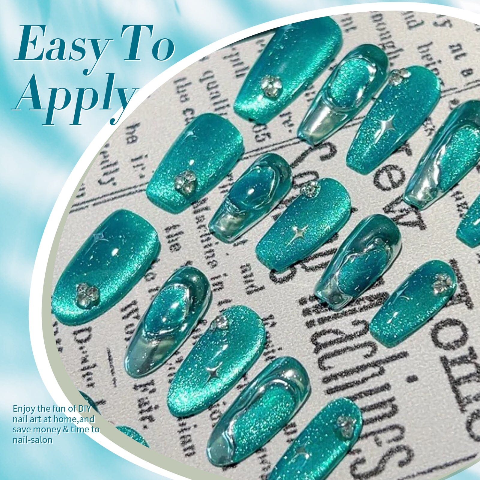 Blue Cat Magnetic Gel Polish MY36 Melbourne 15ml Gel Nail Polish BORN PRETTY