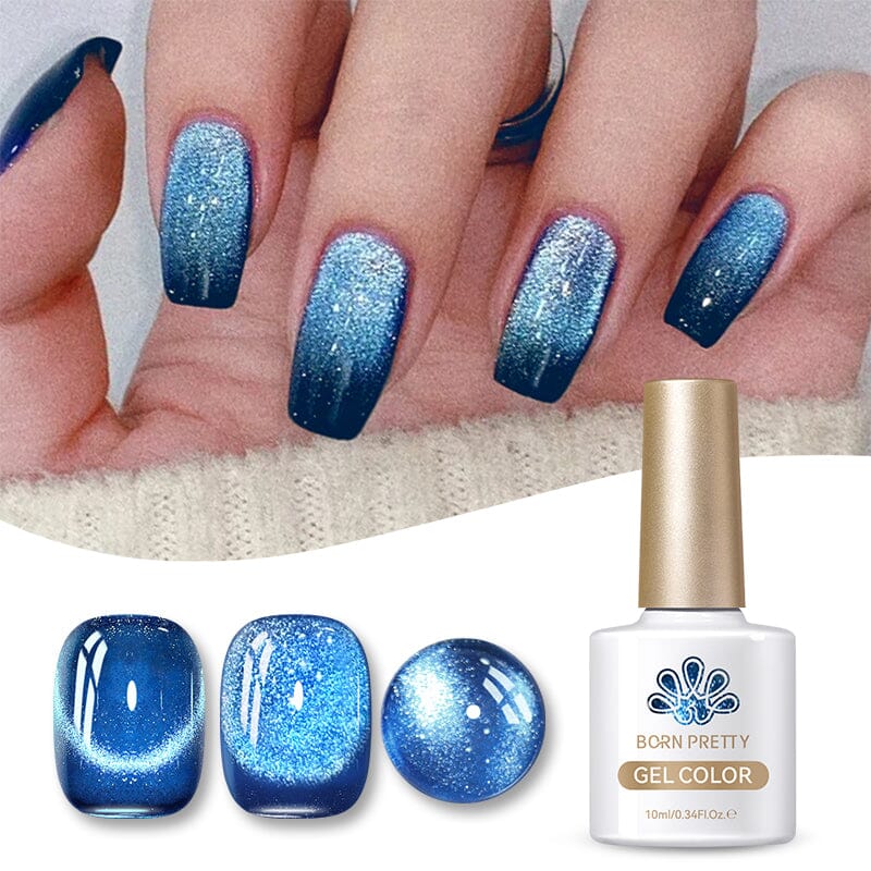 Blue Cat Magnetic Gel Polish MY38 Galaxy 10ml Gel Nail Polish BORN PRETTY