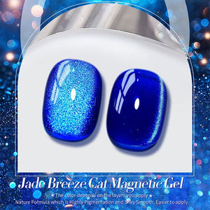 Blue Cat Magnetic Gel Polish MY47 Blue Ore 10ml Gel Nail Polish BORN PRETTY