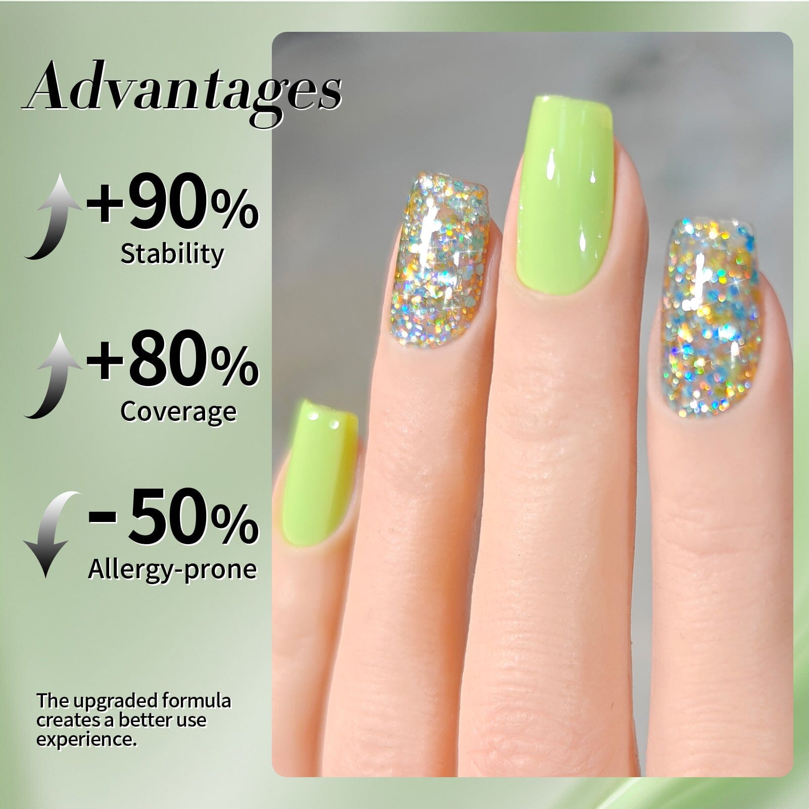 Multicolor Sequins Glitter Gel Polish SG02 Hummingbird 15ml Gel Nail Polish BORN PRETTY