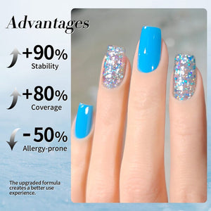 Multicolor Sequins Glitter Gel Polish SG03 Stained Glass 10ml Gel Nail Polish BORN PRETTY