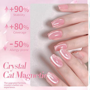 Pink Cat Magnetic Gel Polish MY40 Myrtle 10ml Gel Nail Polish BORN PRETTY