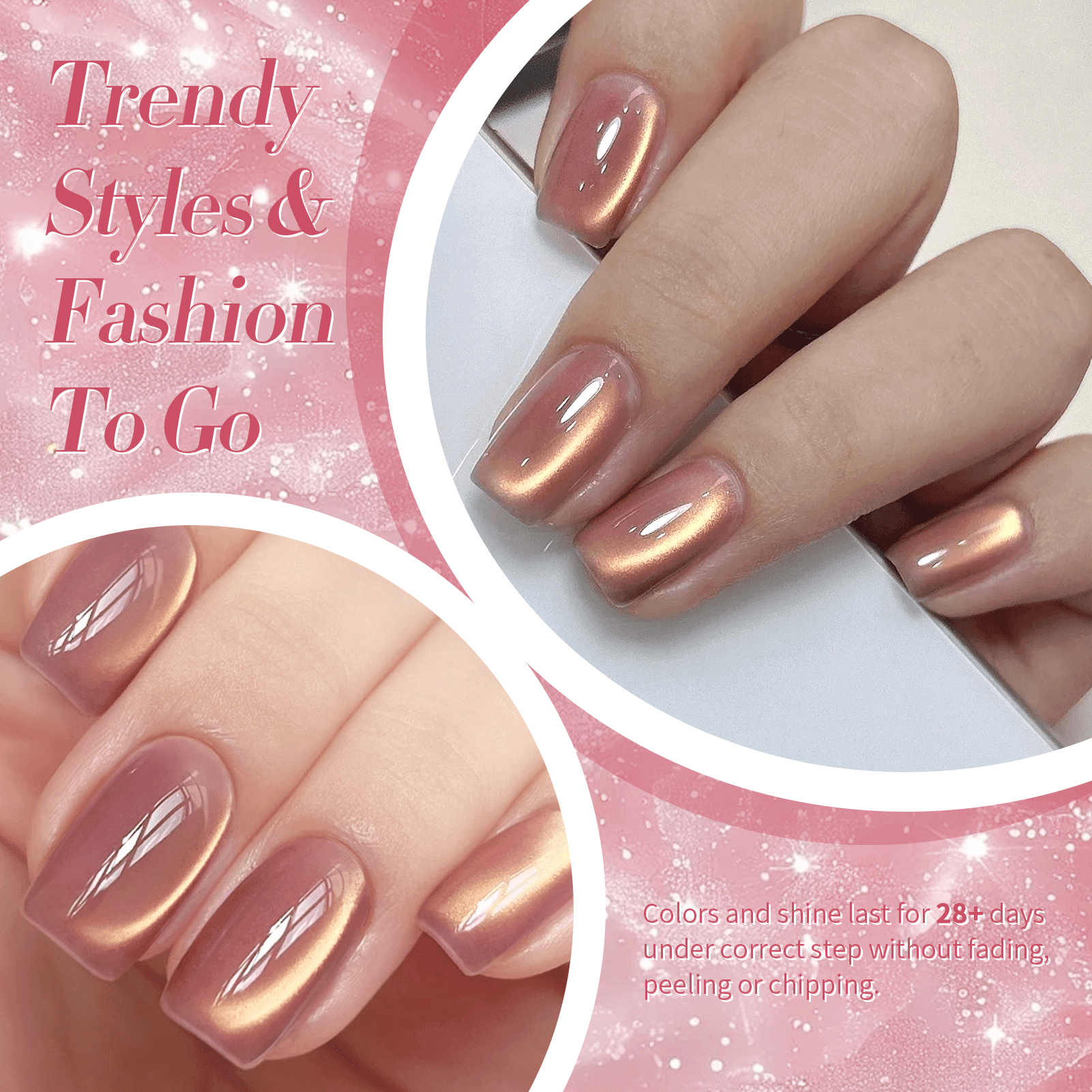 Pink Cat Magnetic Gel Polish MY45 Violet Haze 15ml Gel Nail Polish BORN PRETTY