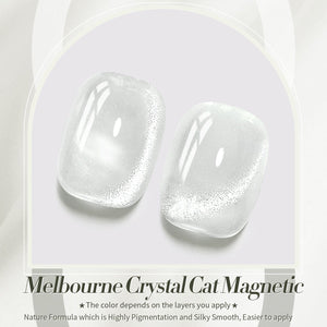 White Cat Magnetic Gel Polish MY42 Milky Cat 15ml Gel Nail Polish BORN PRETTY