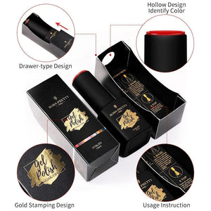 Black Color Gel Polish #46 15ml Gel Nail Polish BORN PRETTY