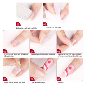 5pcs Clear Double-side Adhesive Tools & Accessories BORN PRETTY