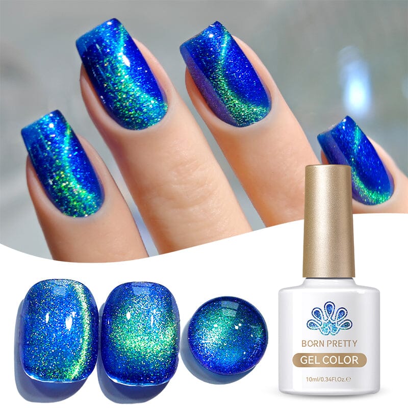 Blue Cat Magnetic Gel Polish MY44 Interstellar 10ml Gel Nail Polish BORN PRETTY