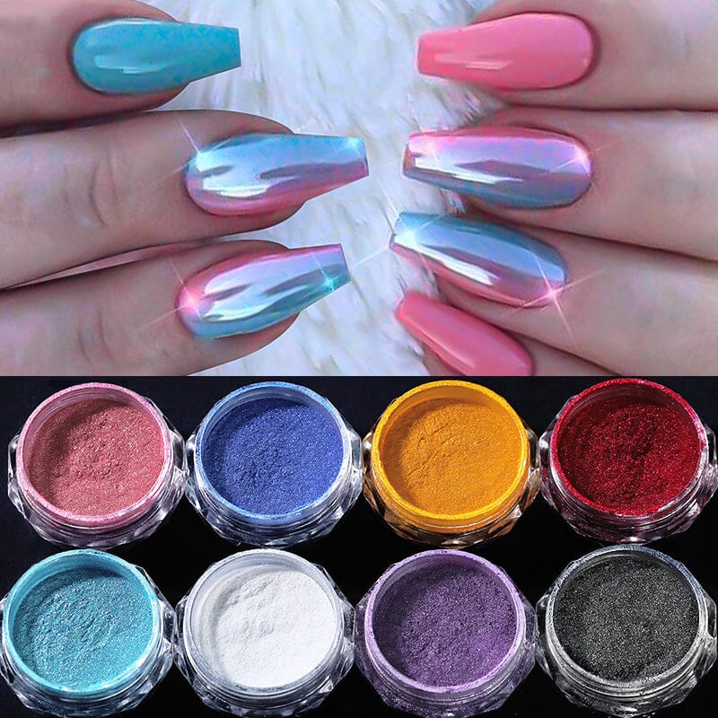 Gradient Pearly Mirror Nail Powder Nail Powder BORN PRETTY