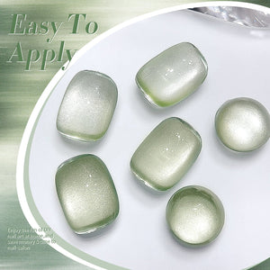 Jade Breeze Green Cat Magnetic Gel Polish MY48 15ml Gel Nail Polish BORN PRETTY