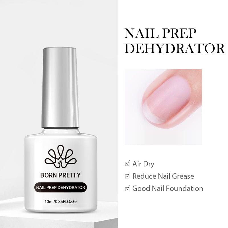 Function Gel 10ml (Base Top Coat Reinforcement Gel Dehydrator Primer) Gel Nail Polish BORN PRETTY Nail Prep Dehydrator