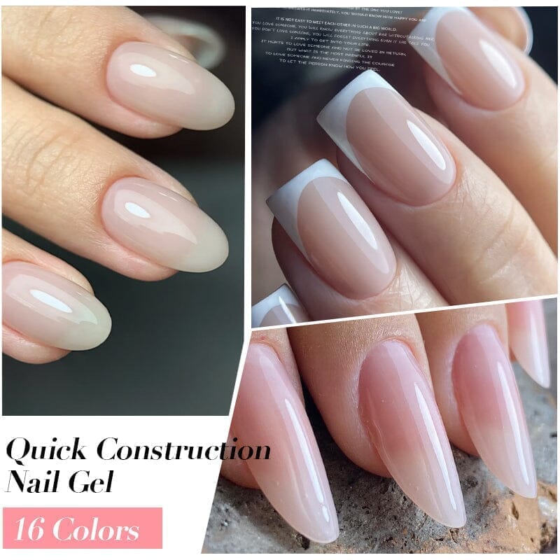 Clear Quick Construction Nail Gel QC01 10ml Gel Nail Polish BORN PRETTY