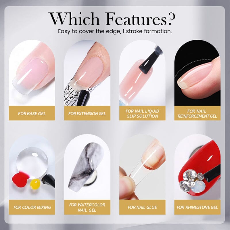 8-in-1 Nail Glue Gel 15ml Gel Nail Polish BORN PRETTY