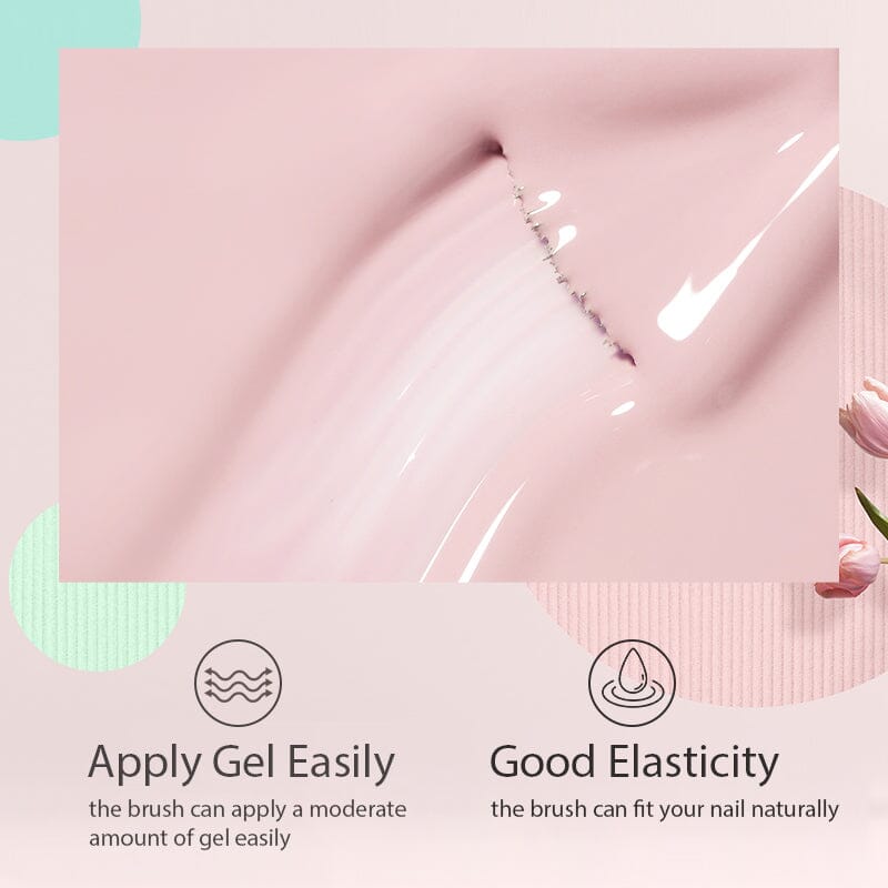 Silky White Series Gel Polish 10ml Black Gel Nail Polish BORN PRETTY