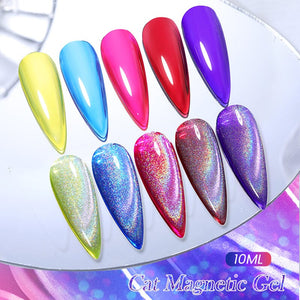 Iridescent Cat Magnetic Gel 10ml Gel Nail Polish BORN PRETTY